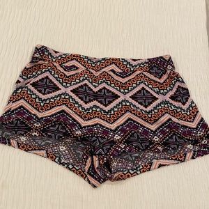 Express 100% rayon shorts size large